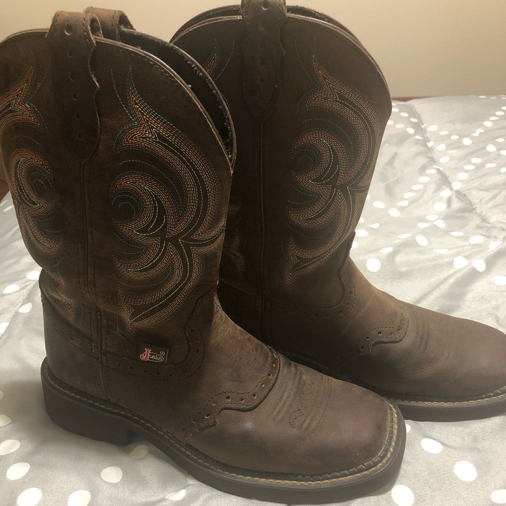 Justin Gypsy Cowgirl Boots Size 7.5